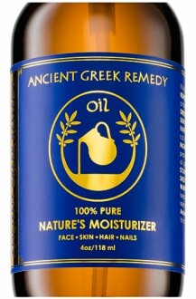 Ancient Greek Remedy Oil bottle label