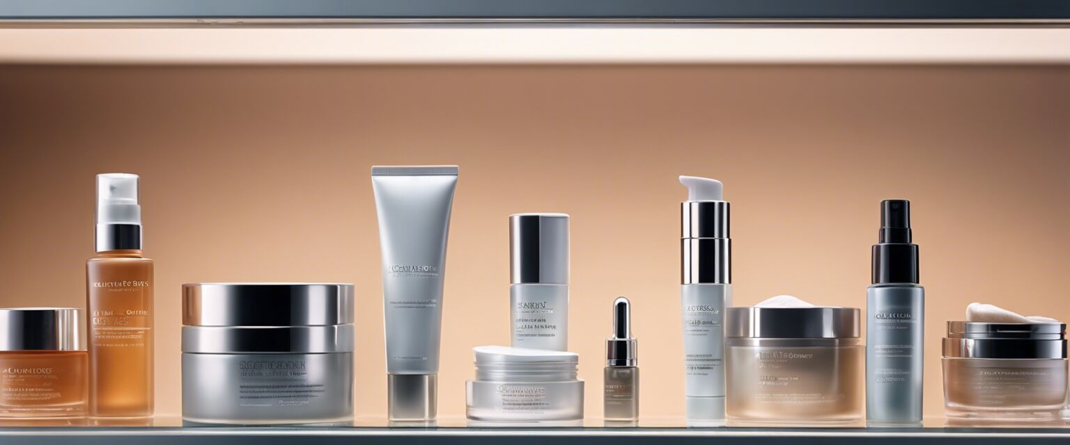 Anti-aging skincare products for combination skin