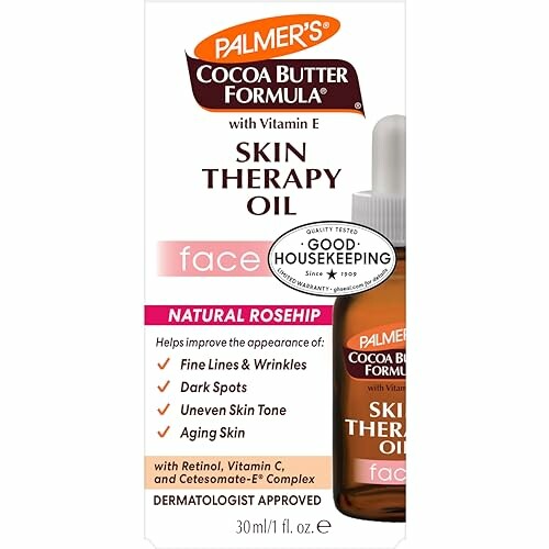 Palmer's Cocoa Butter Formula Skin Therapy Oil with Vitamin E for face.